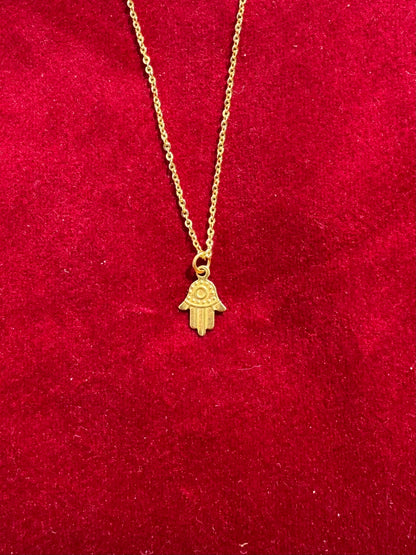 Hamsa Hand Necklace