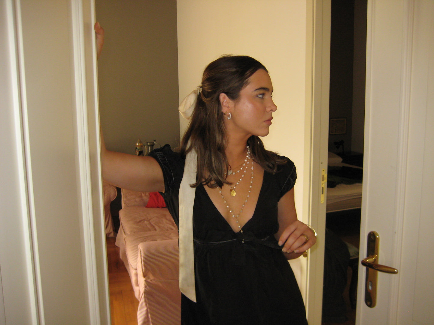 Mala Pearl Necklace