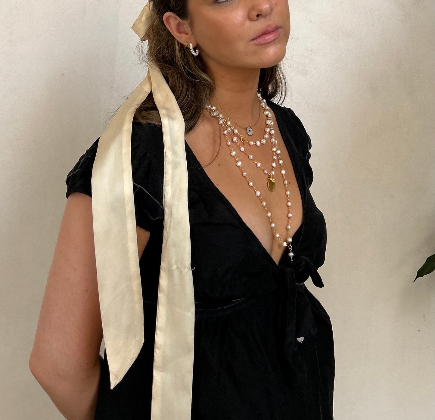 Mala Pearl Necklace